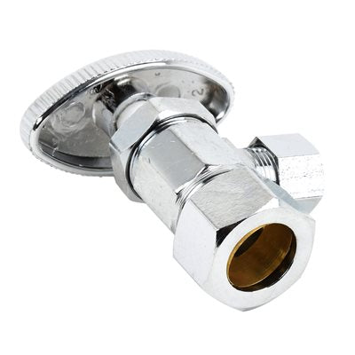 COMPRESSION MULTI TURN ANGLE STOP VALVE 5 / 8IN OD X 3 / 8IN OD