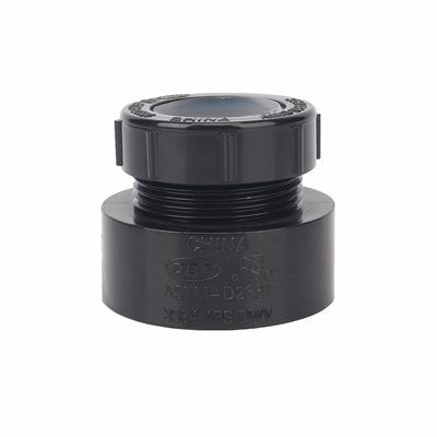 ABS TAILPIECE ADAPTER 1½IN X 1¼IN BLACK