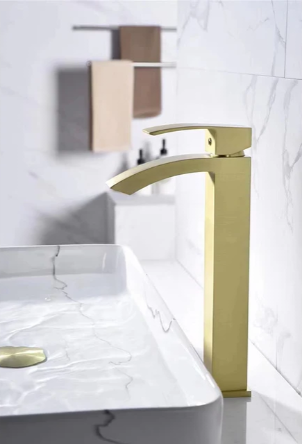 Waterfall Vessel Sink Bathroom Faucet 4 colors