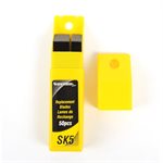 50PC SNAP-OFF BLADES SK5 18MM WITH DISPENSER