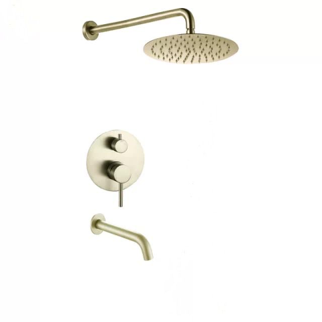Round 2-Functions Rainfall Shower System Valve Included