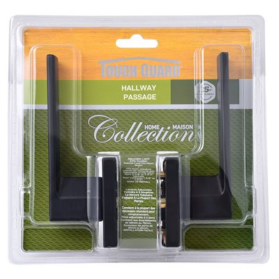 DOOR LOCK LEVER PASSAGE MATTE BLACK