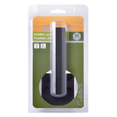 DOOR LOCK LEVER DUMMY MATTE BLACK