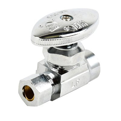 SWEAT MULTI TURN STRAIGHT STOP VALVE ½IN COPPER X 3 / 8IN OD
