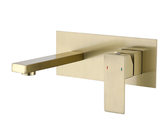Wall Mounted Square Bathroom Faucets