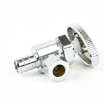 PEX MULTI TURN ANGLE STOP VALVE ½PEX X 3 / 8 OD