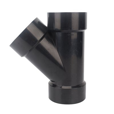 ABS WYE 1½IN BLACK