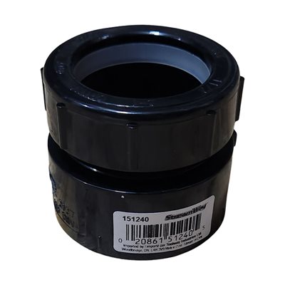 ABS TAILPIECE ADAPTER 1½IN BLACK