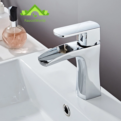 Waterfall Vanity Faucets 4 colors