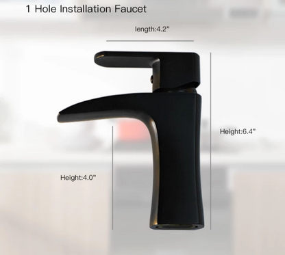 Waterfall Vanity Faucets 4 colors