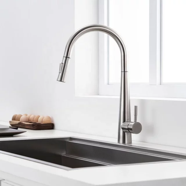 Pull Out Kitchen Faucets 1 or 3 hole