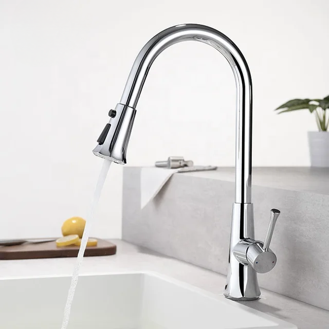 Pull Out Kitchen Faucets 3 Functions 3 colors
