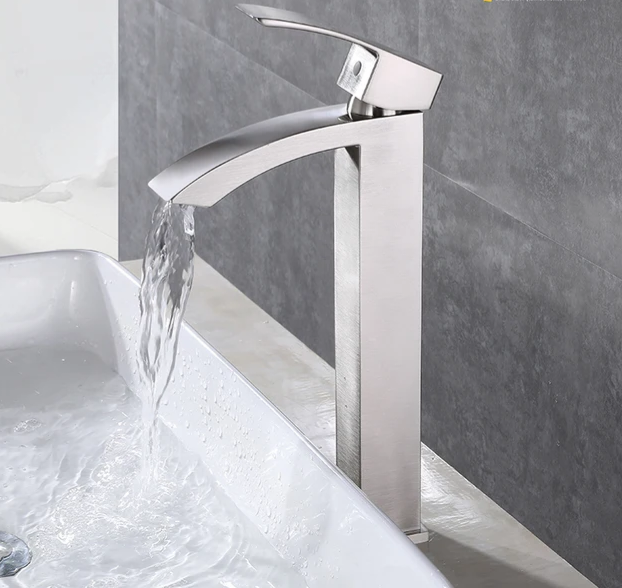 Waterfall Vessel Sink Bathroom Faucet 4 colors