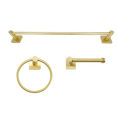 3PCBATHROOM HARDWARE WALLMOUNT SETS