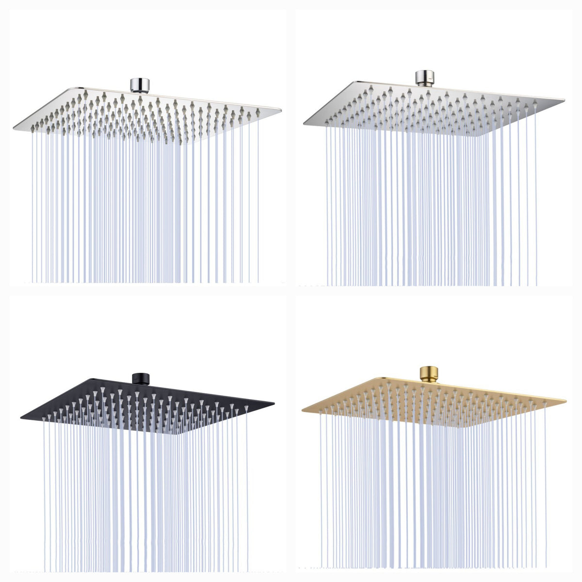 10" Rainfall Shower Heads