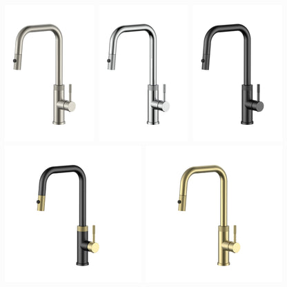 Pull Out Kitchen Faucets Single Hole ( 5 colors )