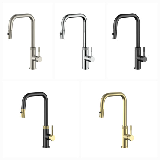 Pull Out Kitchen Faucets Single Hole ( 5 colors )