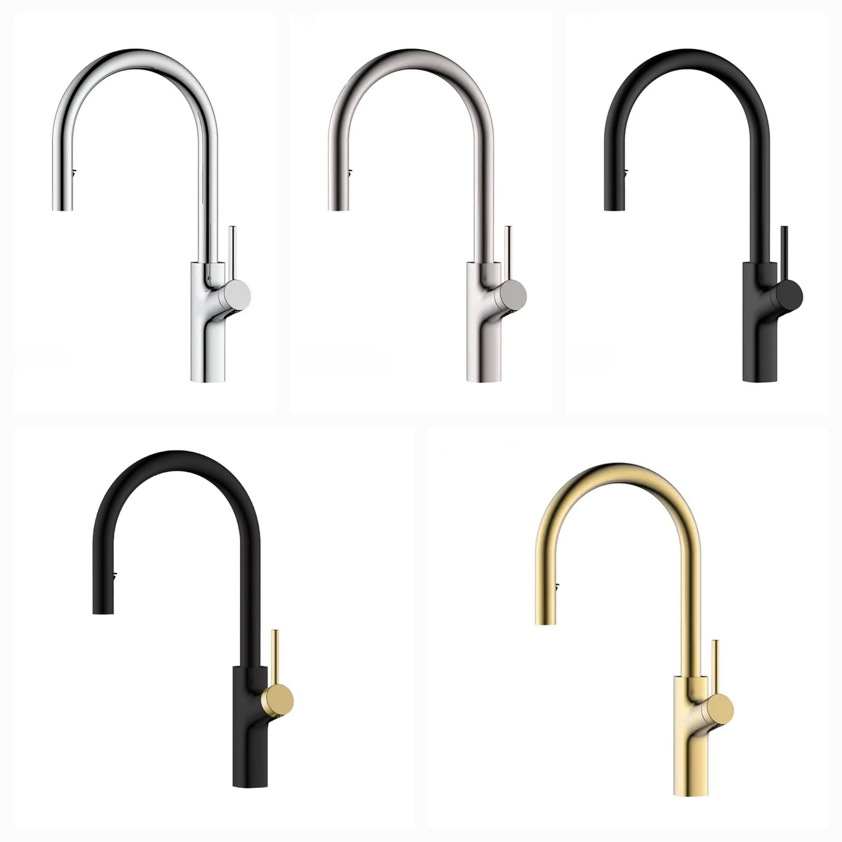 Pull Out Kitchen Faucets (5) Colors