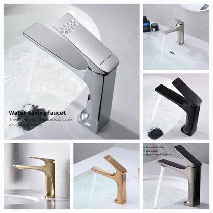 Vanity Faucets 6 colors Modern Square Design