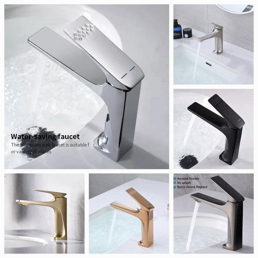 Vanity Faucets 6 colors Modern Square Design