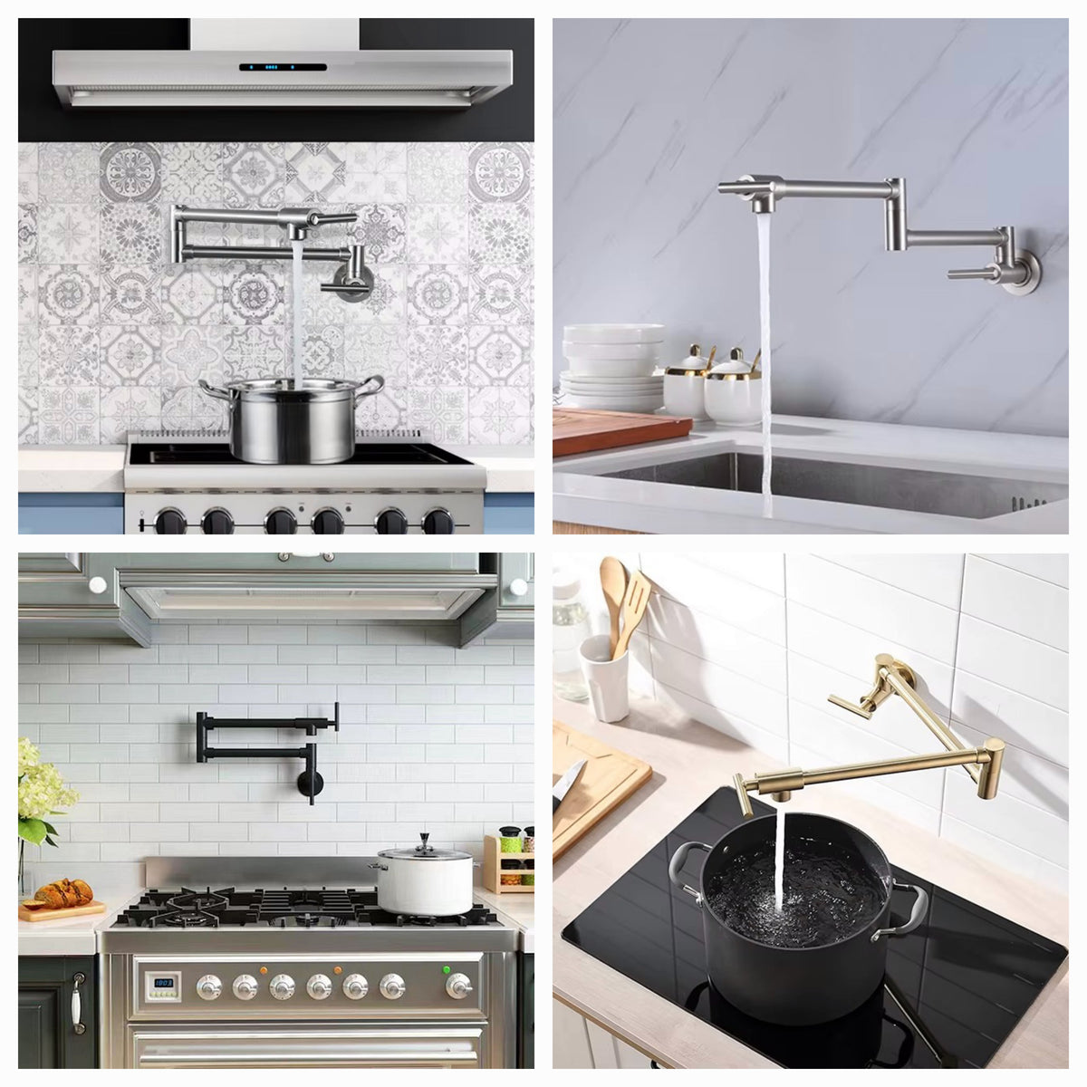 Pot Filler Foldable Wall Mounted ( 4 colors )