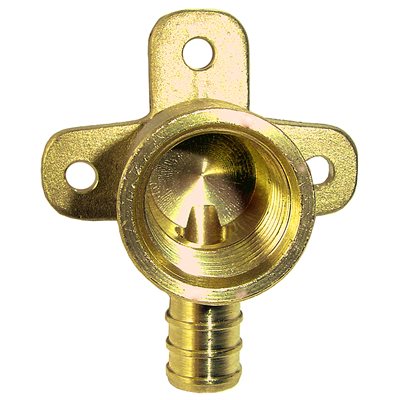 PEX BRASS WING ELBOW ½IN X 90°
