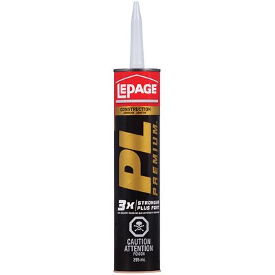 PL PREMIUM CONSTRUCTION ADHESIVE 3X STRONGER 295ML