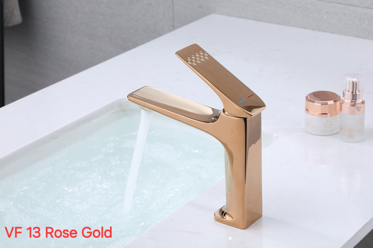 Vanity Faucets 6 colors Modern Square Design
