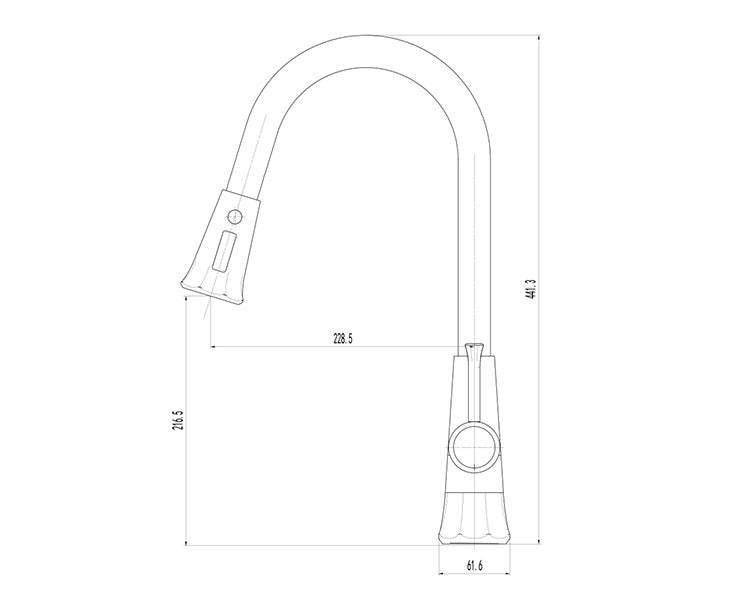 Pull Out Kitchen Faucets 3 Functions 3 colors