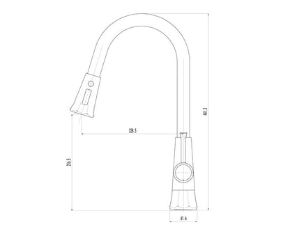 Pull Out Kitchen Faucets 3 Functions 3 colors
