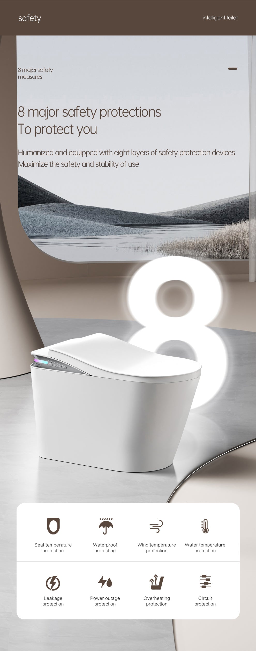 Smart Toilet-High Version