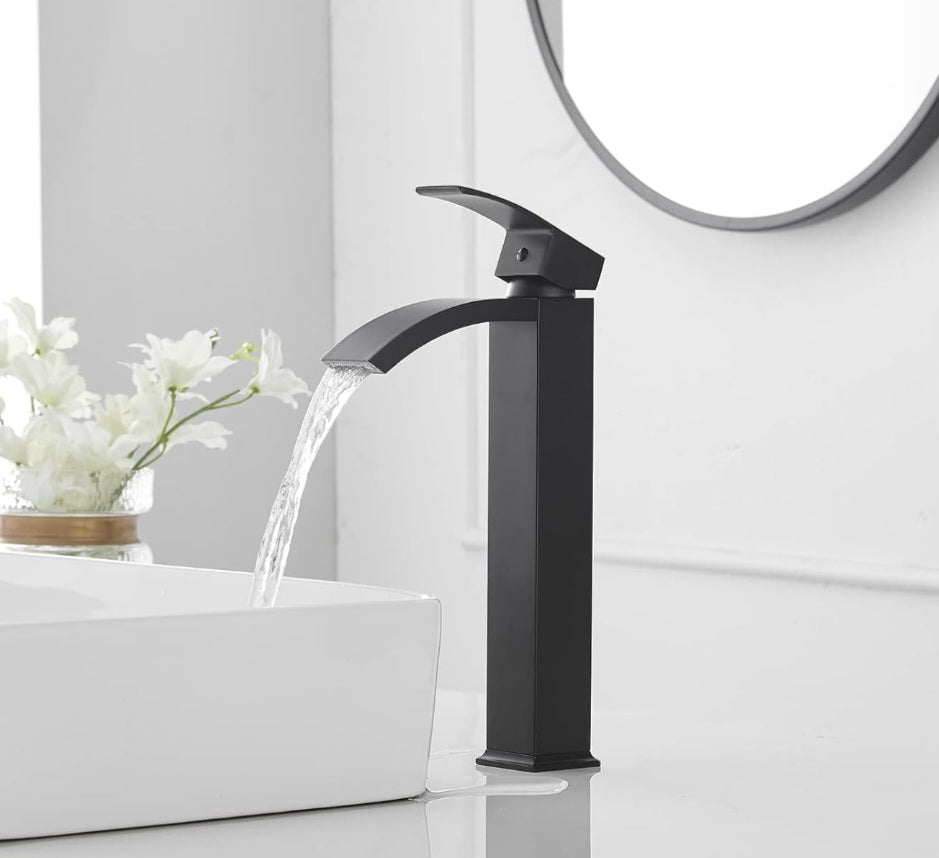 Waterfall Vessel Sink Bathroom Faucet 4 colors
