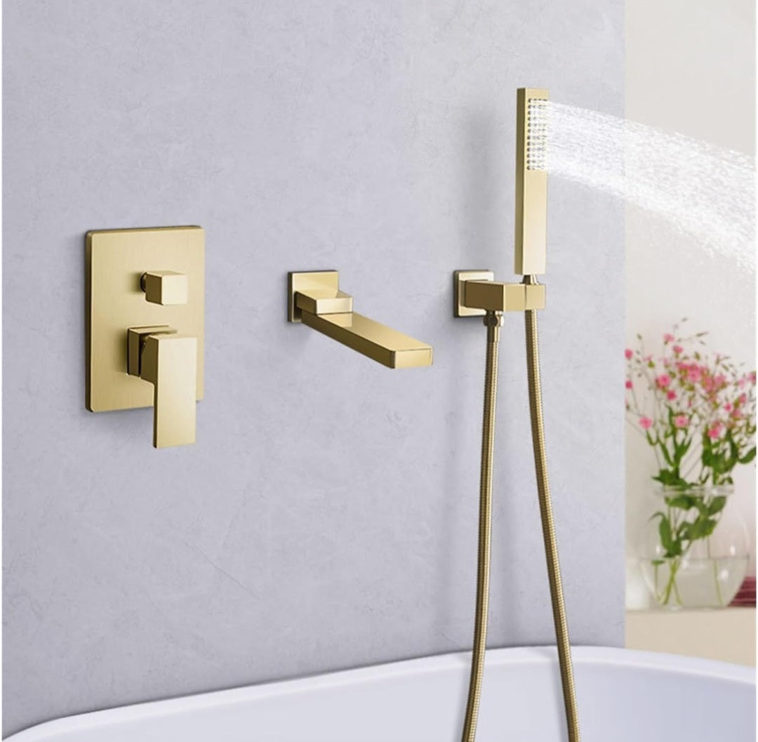 Wall Mounted Bathtub Faucets