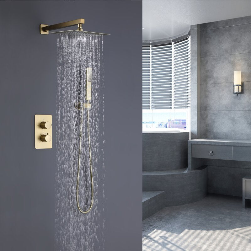 Full Thermostatic 2 Way Shower Sets 4 colors