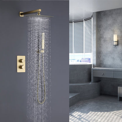 Full Thermostatic 2 Way Shower Sets 4 colors