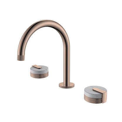 Widespread Lavatory Faucet Dual Marble Handles