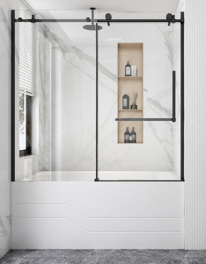 Shower Glass Doors for Bathtub 59" X 60"