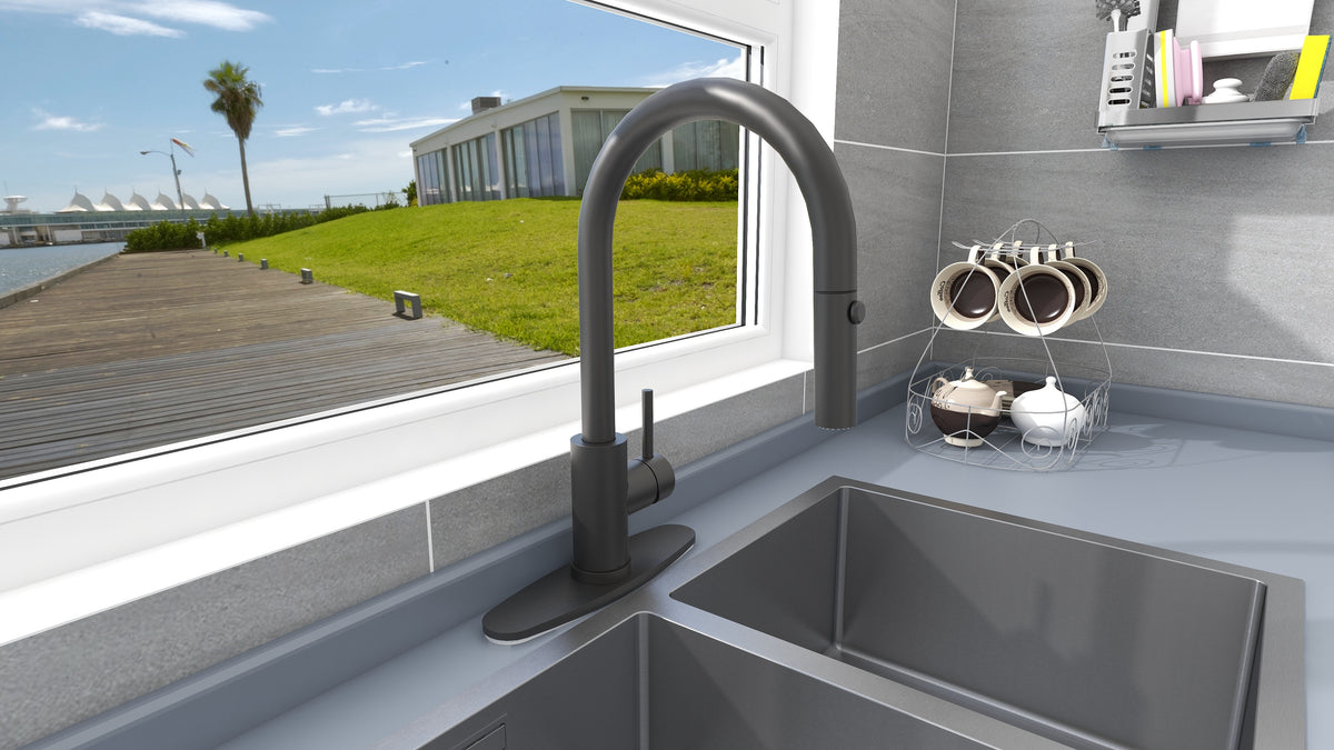 Pull Out Kitchen Faucets 1 or 3 hole