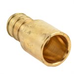 PEX BRASS SWEAT ADAPTOR ½IN BARB X ½IN MALE SWEAT