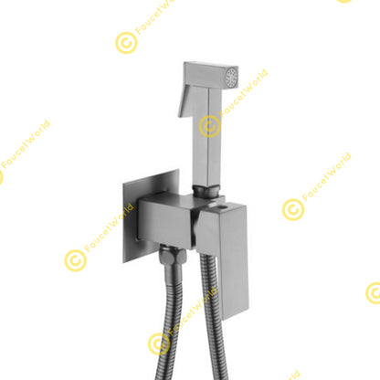 Bidet Sprayers Hot and Cold Wall Mounted Square Design