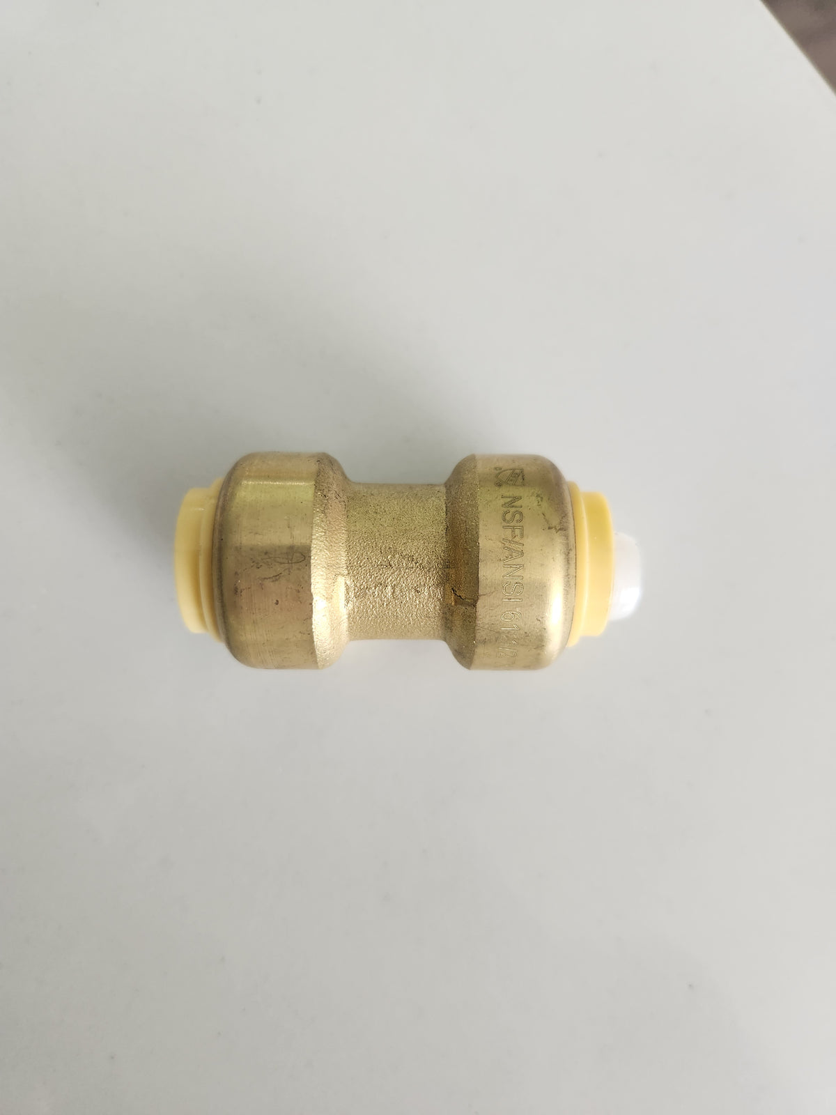 PUSH FIT COUPLING ½IN X ½IN LEAD FREE