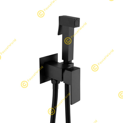 Bidet Sprayers Hot and Cold Wall Mounted Square Design