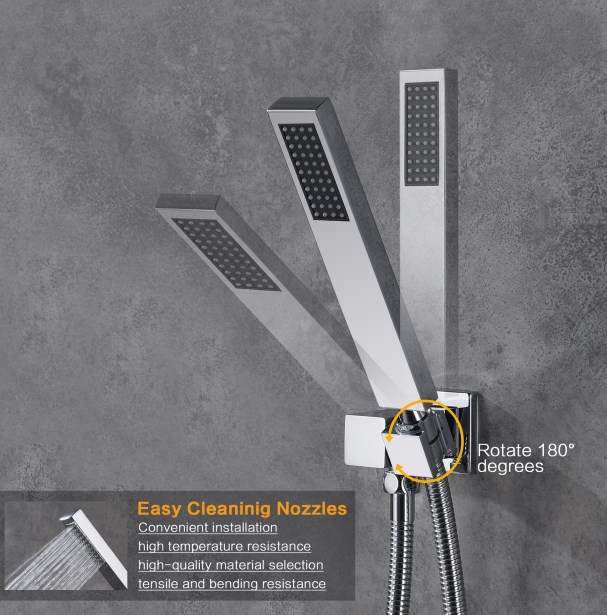 Thermostatic 3 Way Shower Systems 4 colors