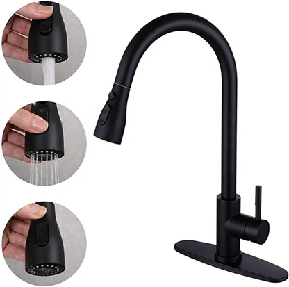 Pull Out Kitchen Faucets 1 or 3 hole Installation