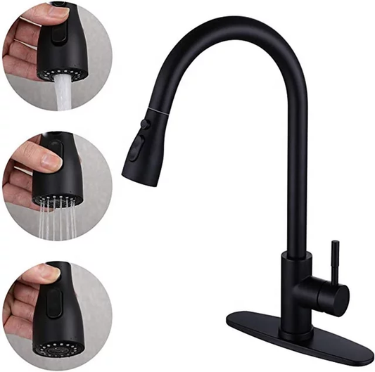 Pull Out Kitchen Faucets 1 or 3 hole Installation