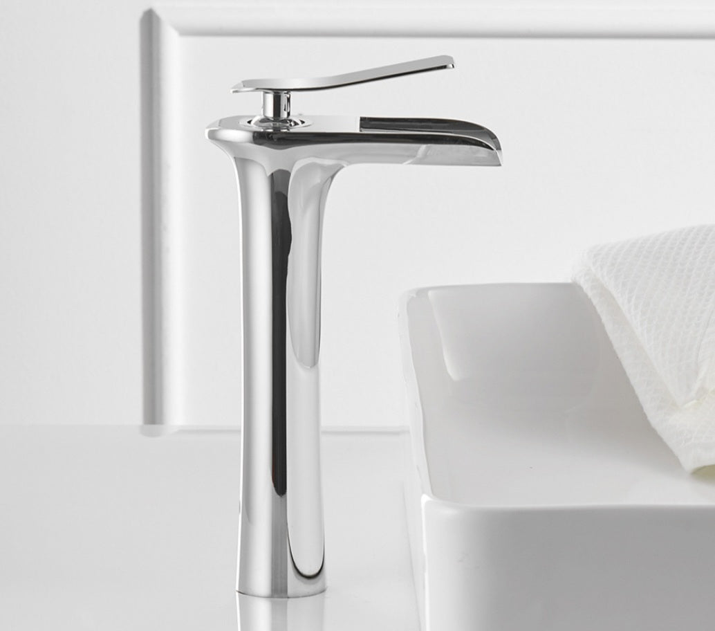 Waterfall Vessel Sink Bathroom Faucets