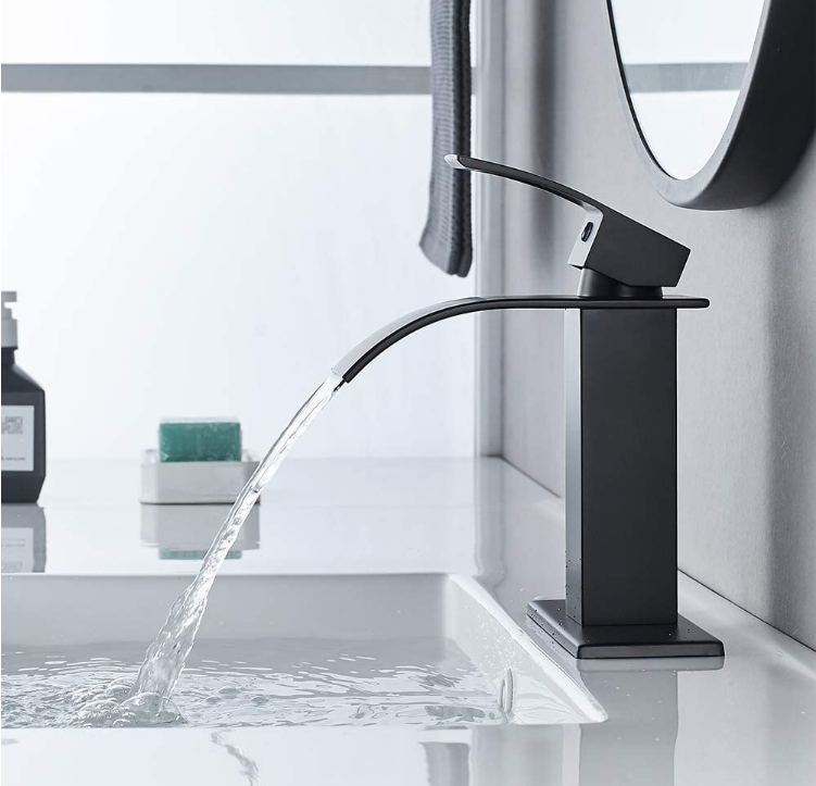 Waterfall 1 or 3 hole Bathroom Faucets