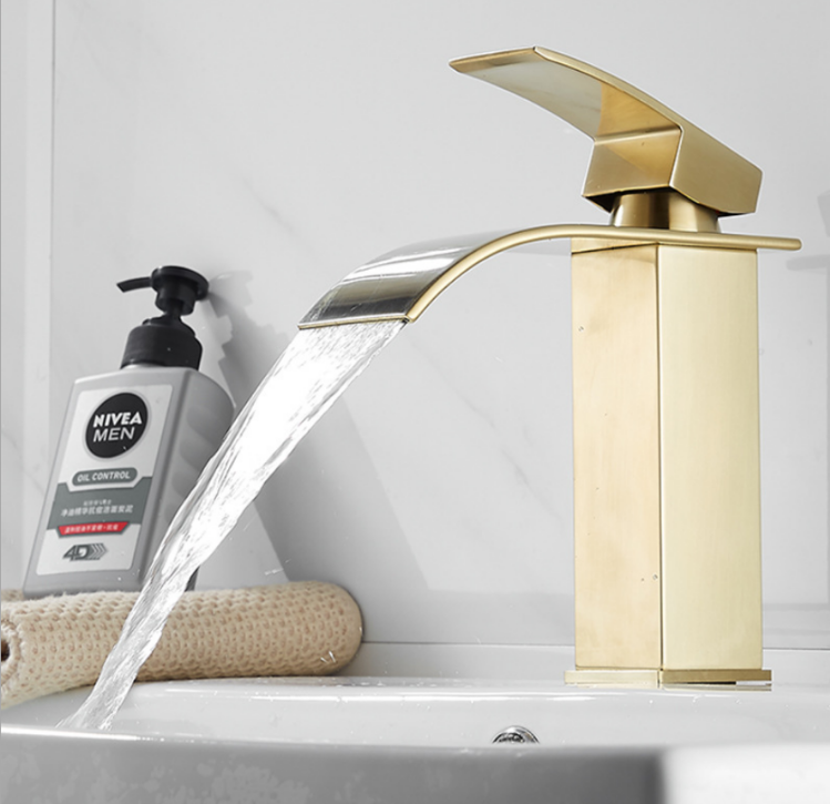 Waterfall 1 or 3 hole Bathroom Faucets