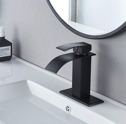 Waterfall 1 or 3 hole Bathroom Faucets