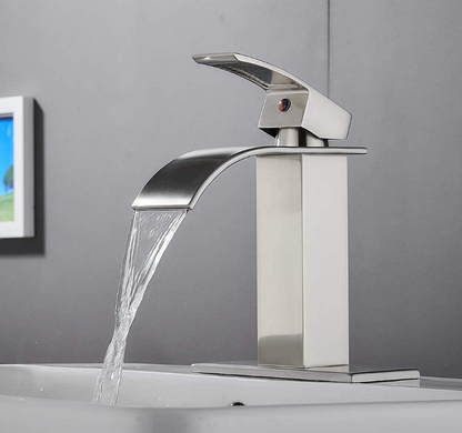 Waterfall 1 or 3 hole Bathroom Faucets
